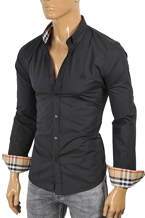 cheap mens burberry dress shirts|burberry men's long sleeve shirts.